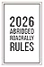 2026 Abridged RoadRally Rules