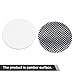 uxcell 4Pcs Carbon Fiber Pattern 56mm Dia Car Wheel Center Hub Cap Emblem Sticker