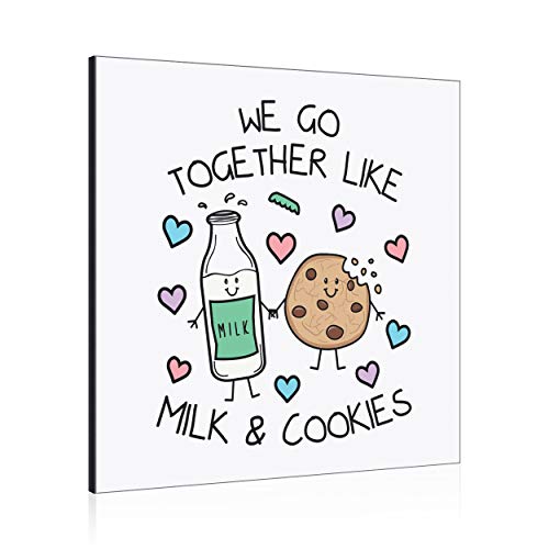 Cadre photo et décoration murale We Go Together Lait & Cookies