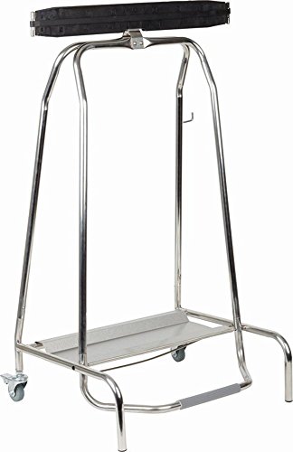 Aps Pattumiera-Ghiera Reggisacco, In Acciaio Inox, 59 X 43 Cm, H: 96 Cm