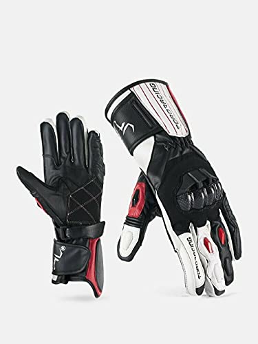 Toro Racing Guantes moto JARAMA - Piel - Cuero - Circuito - Guantes carretera Cover