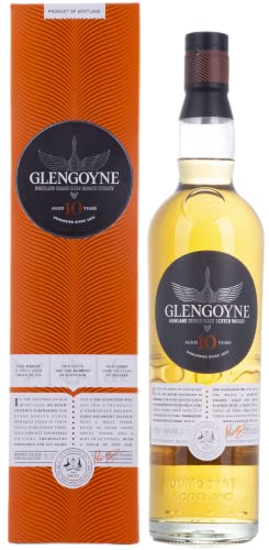 Glengoyne 10 Years Old Highland Single Malt Scotch Whisky 40% Vol. 0,7l in Geschenkbox Cover