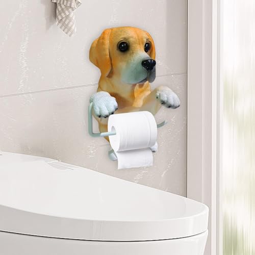Dispensador de rollos de perro para baño que alegra tu hogar y dormitorio 3