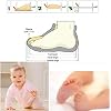 Bebila Winter Toddler Snow Boots - Lace up Baby Girls Boys Shoes Lace up Non-Skid Soft Sole Slippers Newborn Warm Ankle Fur Booties for Infant Newborn First-Walkers