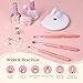 MelodySusie 3Pcs Nail Art Clean Up Brushes,Flat/Oval/Angled Gel Nail Brushes,For Nail Art Design Painting DIY and Cleaning Polish Mistake on the Cuticles Or Gel Application