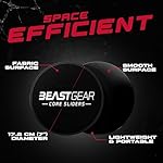 Core Sliders by Beast Gear – Double Sided Gliding Discs for Abdominal Exercises - Carpet and Hard Floors - Image 3