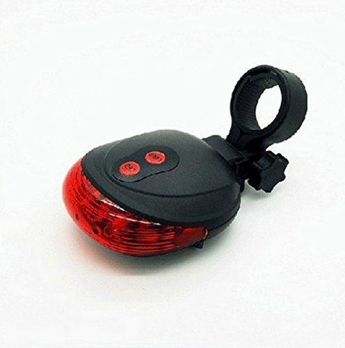 Unknown 5+2 LL 5 Led + 2 Laser Bike Bicycle Light Rear Tail Flashing Safety Warning Lamp Night thumb #2