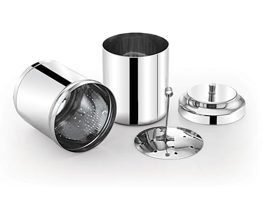 Image of 1952 Coffee Steel Filter South Indian Coffee Filter, Drip Style Decoction Liquid Maker (Makes Up to 4 Cups)
