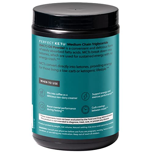 Perfect Keto Salted Caramel MCT Powder