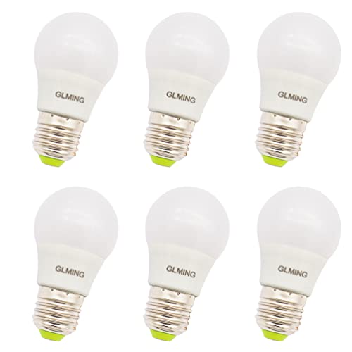 GLMING E27 3Watt 6-5730SMD LED Keramik Glühbirne AC12V DC12V-24V 30W Glühlampe Ersatz Home Lighting Kaltes Weiß Packung mit 6 Cover