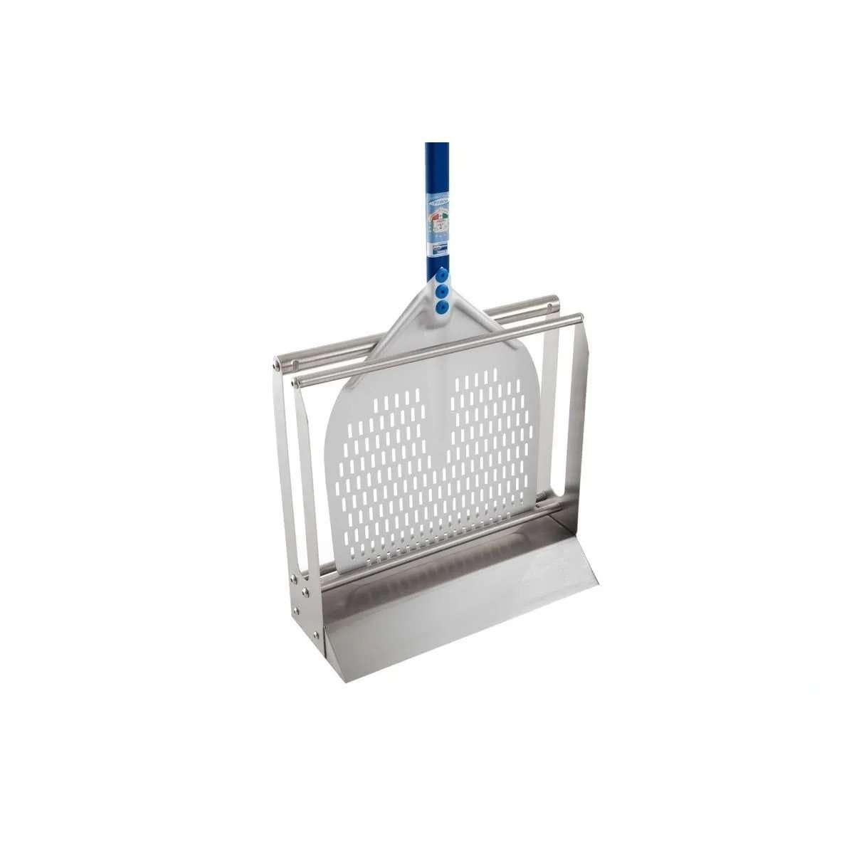 GIMETAL Porta Pala da Pavimento in Acciaio Inox Fino a 36cm ACAPT36