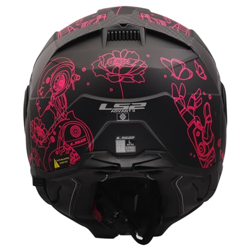 Image of LS2 Helmets Advant II Modular Motorcycle Helmet W /SunShield (Gloss Jeans Gray - X-Small)