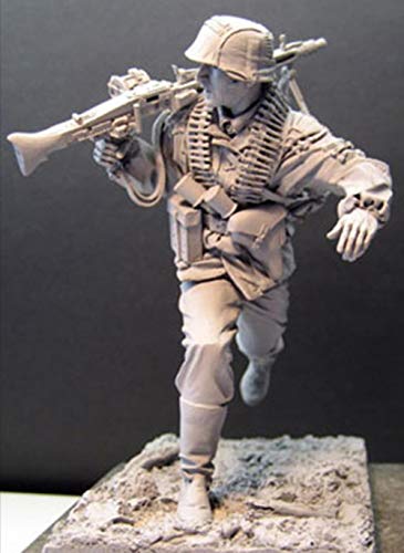 Figura de resina 1:16 modelo Ancient Run in Winter con base miniatura 1