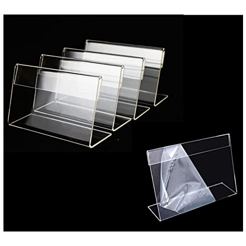 Wanfoou Clear Acrylic Sign Holder - Image 4
