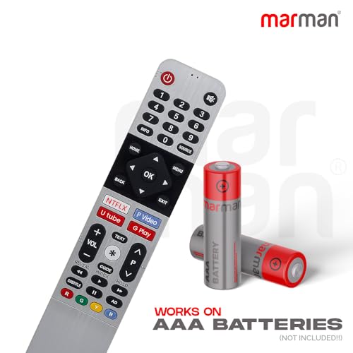 Image of marman Compatible with Kodak Smart Tv Remote Control Model XC9000 TB5000 Series Suitable for Ultra HD 4K LED OLED Tv Non Voice Command with Hotkeys - Match Key By Key with Existing Model Remote