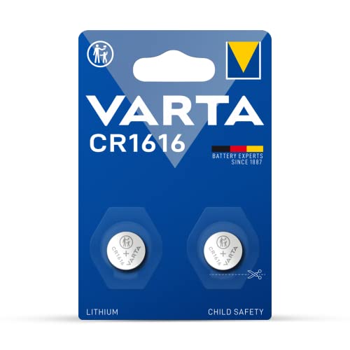 varta pack de 2 piles Électroniques lithium cr1616