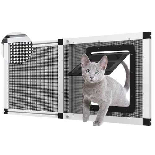 Ventilated Pet Door for Window 28.5