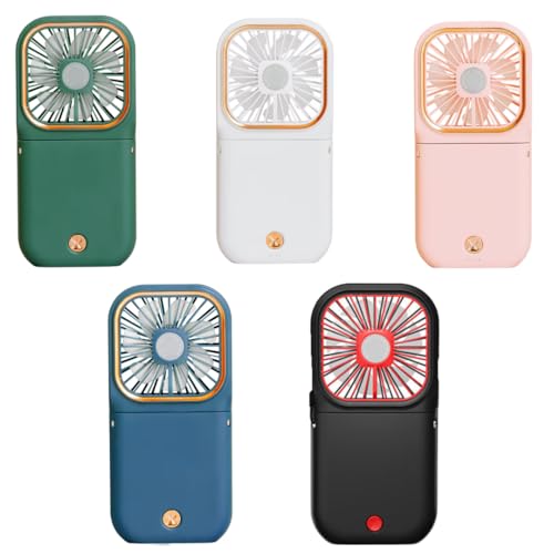 Image of STARQ Portable Mini Handheld Fan with 3000mAh Rechargeable Battery, Foldable Personal Cooling Fan for Travel, Office & Outdoor Use FC3 (Colour As Per Availablity)