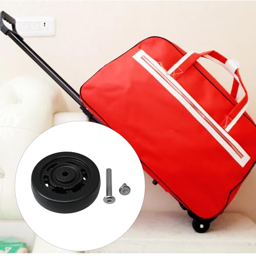 BQLZR Black 65mm Dia Luggage Suitcases Wheels Replacement Wheels Load Capacity 50kg2