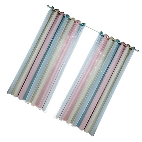 Rideau occultant isolant double couche lavable machine - 2 pièces - 2