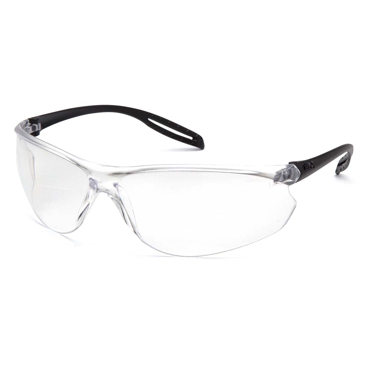 Pyramex Safety S9710st foire du Lunettes de sécurité, cadre noir clair, antibuée, verres transparents