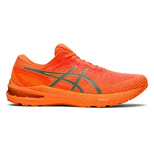 ASICS T nis de corrida masculino GT-2000 10, Lite-Show/Laranja Chocante, 10.5