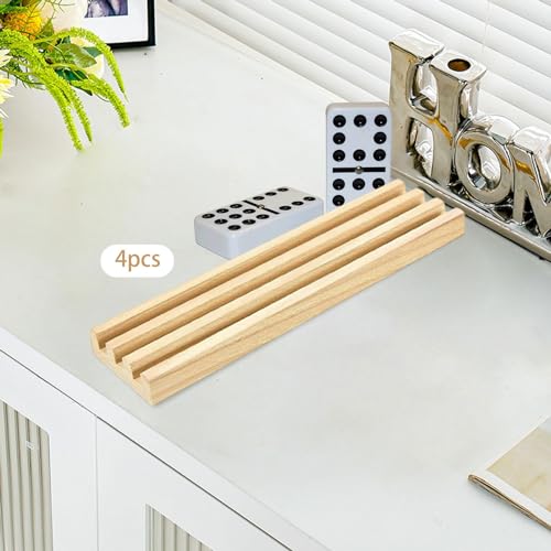 Set de dominós de madera, accesorio decorativo, sin base miniatura 5