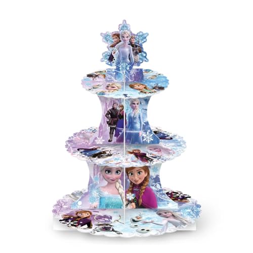 Frozen Themed Party Supplies and Decorations, a Three-Tiered Cupc...