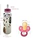 Adult Bottle & Pacifier Set, 8oz/250mL (Bottle Print May Vary) (Pink)