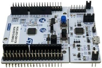 NUCLEO-C031C6 Development Board, STM32C031C6 Microcontroller, ST-LINK/V2-1 Debugger/Programmer, Arduino Uno V3 Connector, Single Board Computer, USB Connectivity