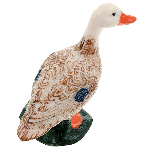 STOBAZA Figurine Réaliste De Canard pour Décoration De Jardin Bassin Modèle Artificiel Ornement Extérieur Accessoire De Créatif pour