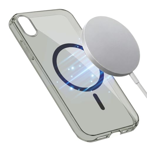 Image of Jkobi Lifetime Anti-Yellow MagSafe Compatible Clear Back Cover Case for Apple iPhone XR (Sleek Hard Crystal | Shockproof and Camera Protection)