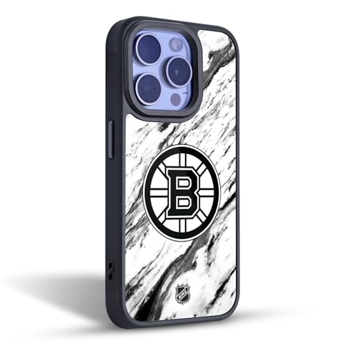 Coque Boston Bruins iPhone 17 marbre premium gel antichoc NHL - 2