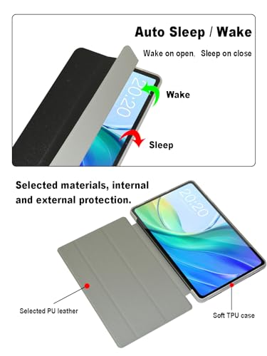 Case for Teclast M50, 10.1 inch, Smart Case Cover for Teclast M50 with Multi-Viewing Angles, Comprehensive Protection. (Black) - Image 2