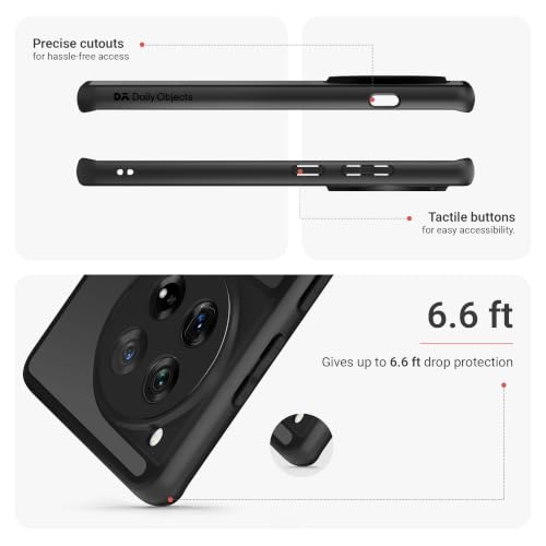 Image of DailyObjects Nimbus 2.0 Magnetic Phone Case Cover Compatible with OnePlus 12R | Wireless Charging Slim Back Cover | 2 Layer Edge Protection & Shockproof