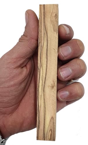 Olive Wood holy land Pen Blank making wooden pens 3/4x 3/4 x 5-1/4 ( One Pen Blank ) by Zuluf