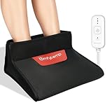 Comfytemp Electric Heated Foot Warmer for Men and Women,3D Foot Heating Pad for Cold Feet Ankles Relief, Dry Heat Feet Sanua Under Desk 45Auto Shut Off with 3 Heat, Office Home Winter