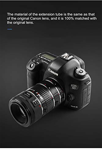 VILTROX DG-C Tubo de Extensión Macro Enfoque Automático para Canon EF EF-S Lente EOS 1100D 700D 650D 5D 6D 7D - imagen 5