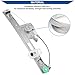 Obaee 749-468 Rear Left Driver Side Power Window Regulator Without Motor Compatible with 2006-2012 BMW E90 E91 323i 325i 328i 330i 335i M3, Replace OE 51357140589, BM1550111