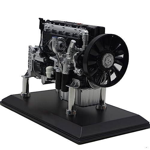 1/10 Scale Alloy Internal Combustion Engine Model Static Display Replica for Car Enthusiasts Collectors and Home Office Decoration