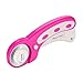 45mm Rotary Cutter Set, AGPtEK Pink Rotary Cutter with 7 Replacement Rotary Blades, Rotary Blades & Safety Lock for Precise Cutting, Ideal for Sewing Fabric Leather Quilting & More