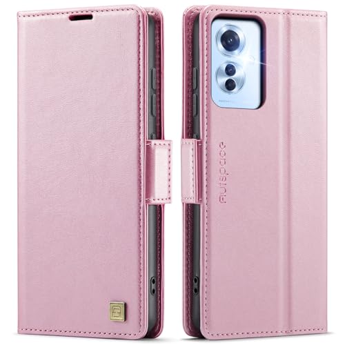 OPPO Reno11 A ケース 手帳型 オッポ Reno11A 手帳型 楽天モバイル SIMフリー ワイモバイル A401OP SoftBank 全対応 オッポ ネノ11 A 手帳 OPPOReno11A カバー RFID磁気防止 スマホケース 携帯カバー スマホカバー サイドマグネット カード収納 カードポケット スタンド機能 耐久性 耐摩擦 全面保護 ゴールドピンク