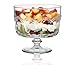 Artland 30004A Pearl Ridge Trifle Bowl, 88 oz, Glass