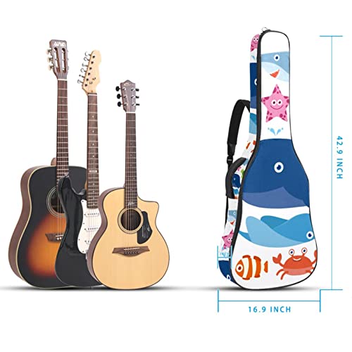 Hondank Housse de protection rembourrée pour guitare classique acoustique Motif symboles de l’Angleterre de Londres… - Les Beatles, Paul McCartney, John Lennon, RIngo Starr, George Harrison Hondank Housse de protection rembourrée pour guitare classique acoustique Motif symboles de l'Angleterre de Londres… – Image 6