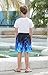 uideazone Boys Summer Swim Trunks Size 8 Quick Dry UPF 50+ Beach Boards Shorts Fashion Bluey Flame Swimwear Bathing Shorts with Side Pockets Casual Beachwear