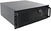 LALABU Network Cabinet 4U Network Cabinet Server Cabinet 7 x 3.5 Inch HDD Drive Bays with 80 mm Fan SL-450A for 19 Inch IT Devices A/V Devices