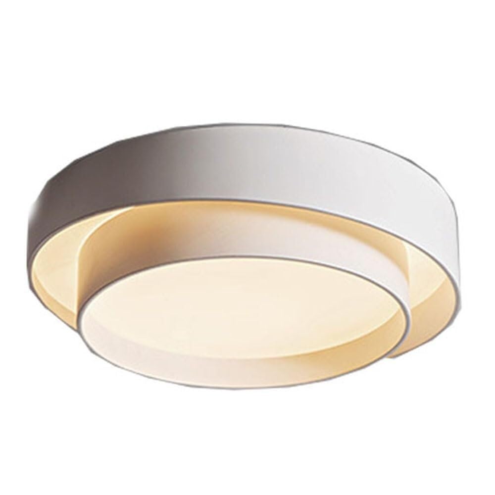 Plafonnier LED romantique rond 40cm pour un éclairage sans ombre du salon