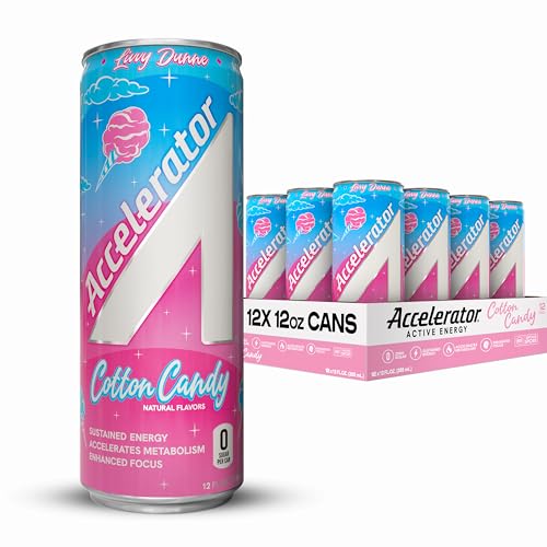 Accelerator Energy Drink, Variety Pack 12oz can (12 pack), Zero Sugar, Sustained Energy from 100% Natural Caffeine (200mg from Green Coffee Bean & Green Tea extract)