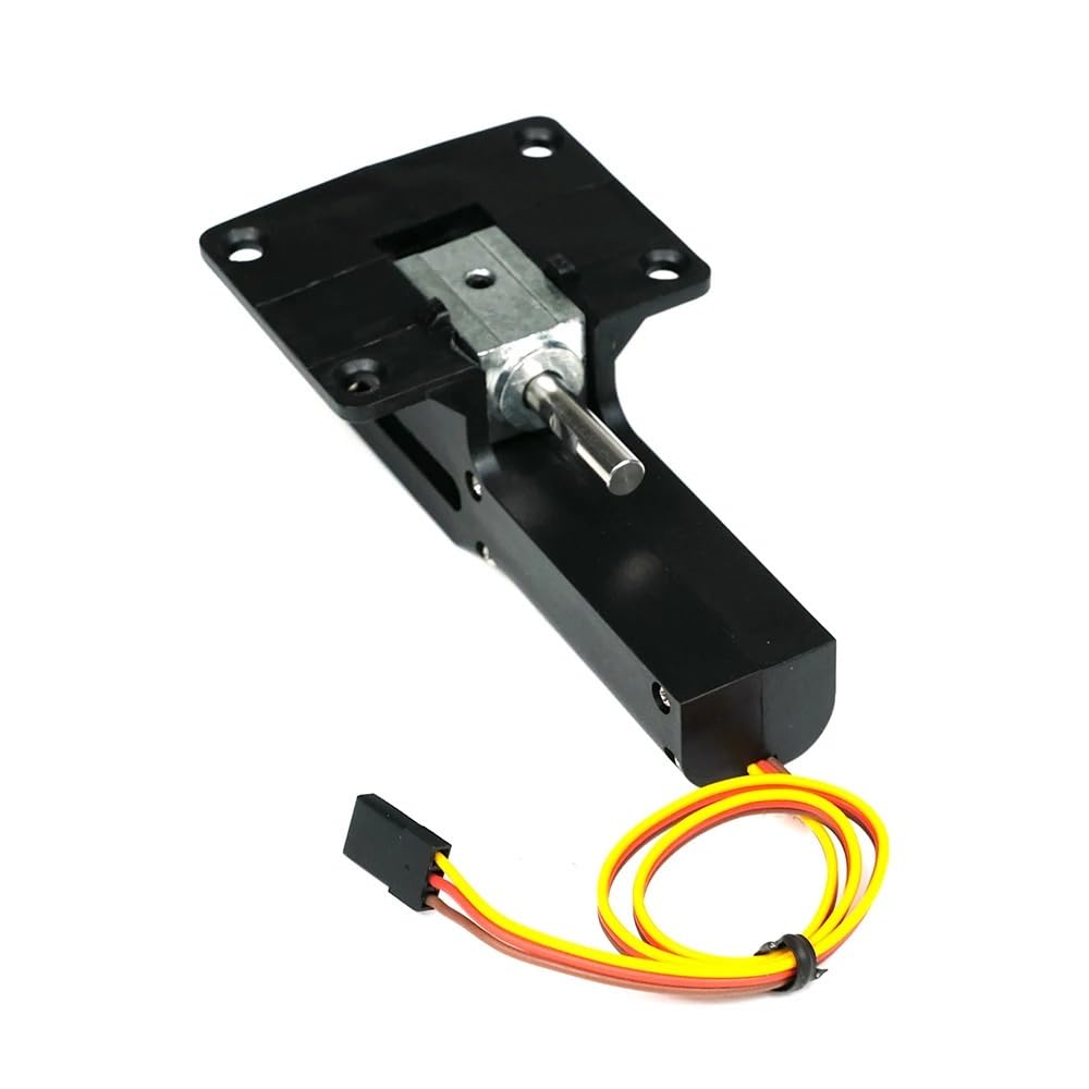 Tren de aterrizaje grande retráctil eléctrico sin servo principal/nariz de avión RC de 8kg for avión de 120CC modelo de ala fija Jet 7,4 V 20,6 kg(Nose Retract)