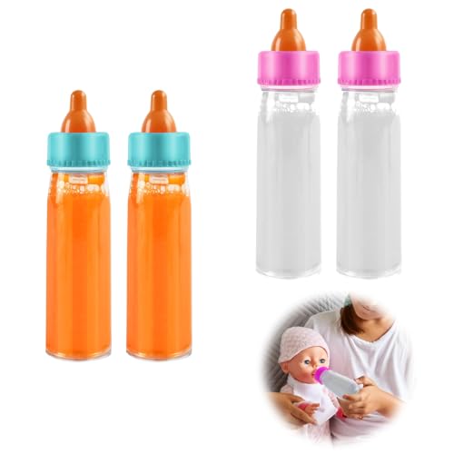 Diyxisk 4 Stück Magische Flasche, Magie Puppenzubehör, interessant...